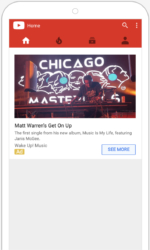 A display ad running on Youtube, on mobile devices, to attract more viewers to the artist's music video. Matt Warren - Youtube Display Ad